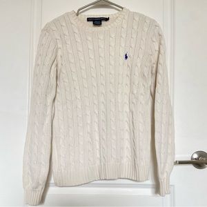 Ralph Lauren Cable Knit Sweater Ivory